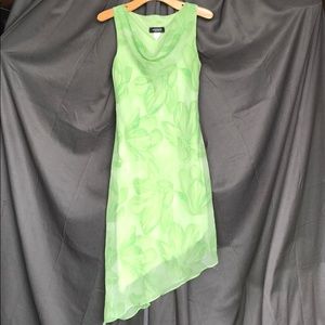 Asymmetrical Chiffon Dress